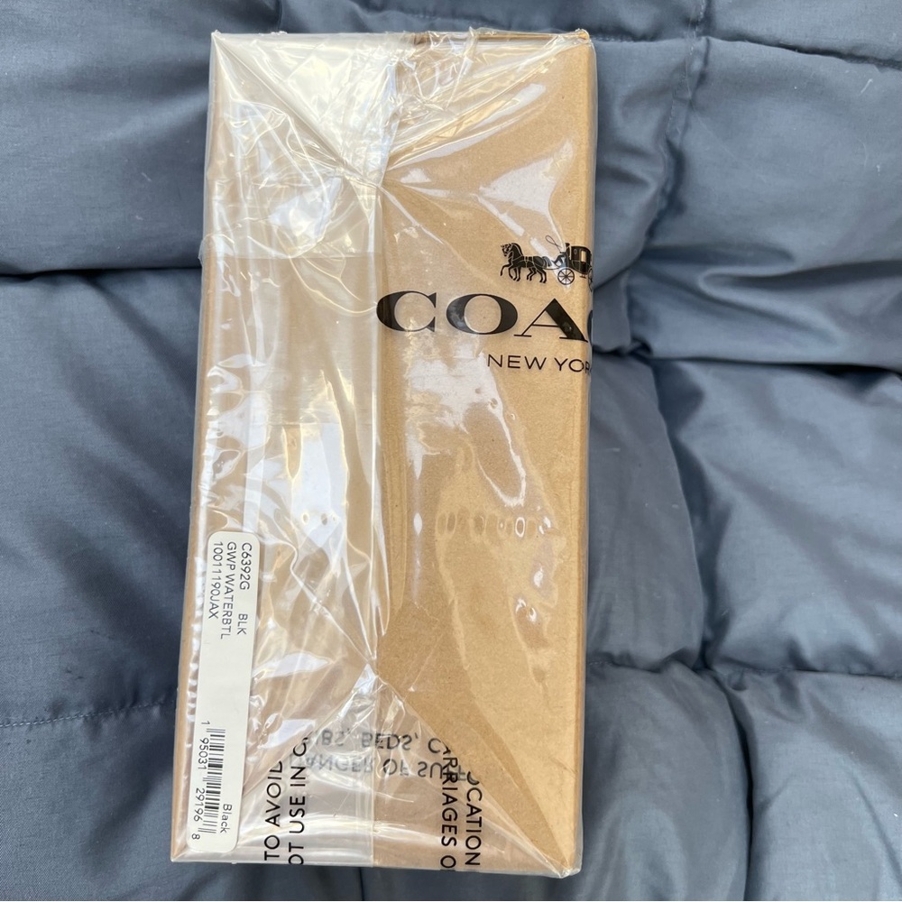 Coach Black Water Bottle - Picture 2 of 12